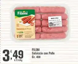 Conté Supermercati Fileni Salsiccia con Pollo offerta