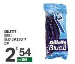 Tutto Risparmio Cash&Carry Gillette Blue II rasoi usa e getta offerta