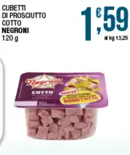 Sidis Cubetti di prosciutto cotto Negroni offerta