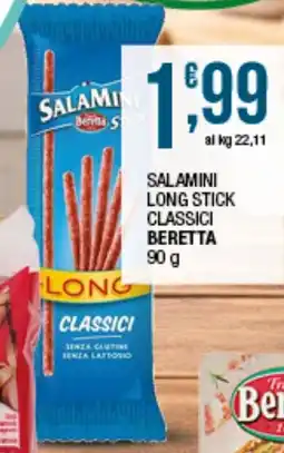 Sidis Salamini long stick classici beretta offerta