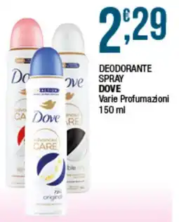 Sidis Deodorante spray Dove offerta