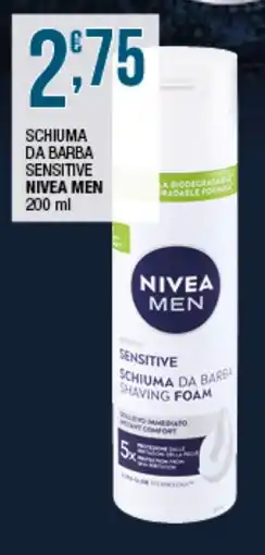 Sidis Schiuma da barba sensitive Nivea Men offerta