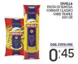 Eurocash Divella pasta di semola offerta