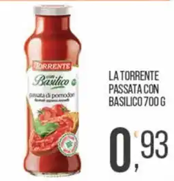 Cash pro La Torrente passata con basilico offerta