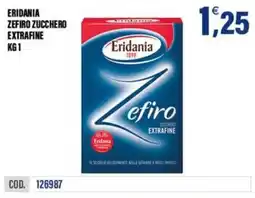 Adhoc Eridania Zefiro zucchero extrafine offerta