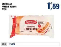 Adhoc DailyBread pane per hot dog extra long offerta