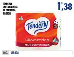 Adhoc Tenderly carta igienica kilometrica offerta