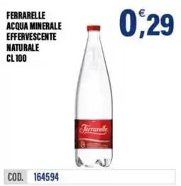 Adhoc Ferrarelle acqua minerale effervescente naturale offerta