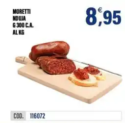 Adhoc Moretti nduja offerta