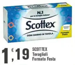 Conté Supermercati Scottex Tovaglioli offerta