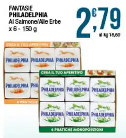 Sidis Fantasie Philadelphia Al Salmone/Alle Erbe offerta