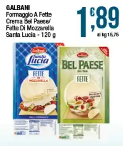 Sidis Formaggio A Fette Crema Bel Paese/ Fette Di Mozzarella Santa Lucia offerta