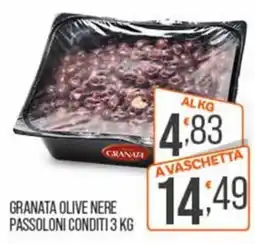 Cash pro Granata olive nere passoloni conditi offerta
