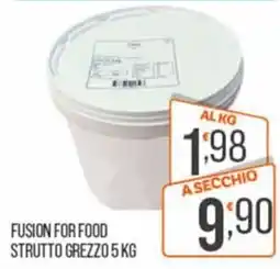 Cash pro Fusion for food strutto grezzo offerta