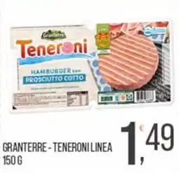Cash pro Teneroni hamburger con prosciutto cotto offerta