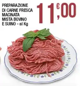 Sidis Preparazione di carne fresca macinata mista bovino e suino offerta