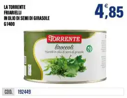 Adhoc La Torrente friarielli in olio di semi di girasole offerta