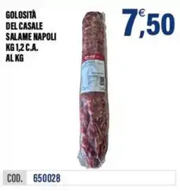 Adhoc Salame Napoli offerta