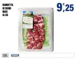 Adhoc Bombetta di suino maxi offerta