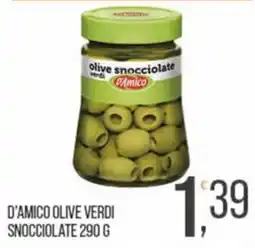 Cash pro D'Amico olive verdi snocciolate offerta