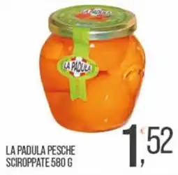 Cash pro La Padula pesche sciroppate offerta