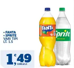 Ok Sigma Fanta Sprite vari tipi offerta