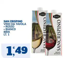 Ok Sigma San Crispino vino da tavola offerta