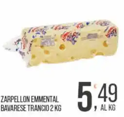 Cash pro Zarpellon Emmental Bavarese Trancio offerta