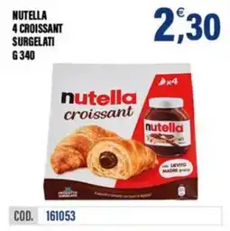 Adhoc Nutella croissant offerta