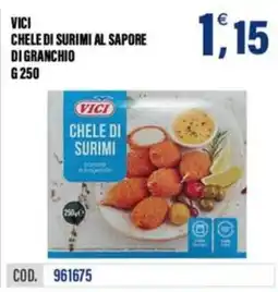 Adhoc Vici chele di surimi al sapore di granchio offerta