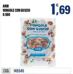 Adhoc Vongole con guscio Arbi offerta