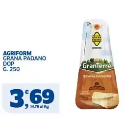 Ok Sigma GranTerre Grana Padano DOP offerta