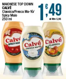 Sidis Maionese top down Calvé offerta