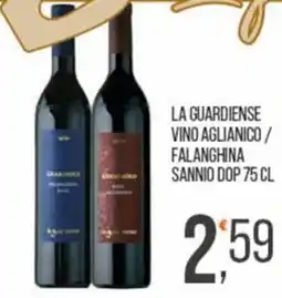 Cash pro La Guardiense Vino Aglianico / Falanghina Sannio DOP offerta