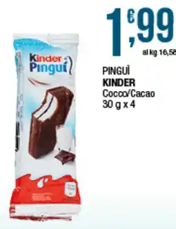 Sidis Kinder Pinguì offerta