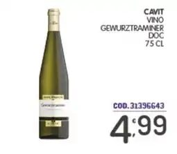 Eurocash Cavit vino gewurztraminer doc offerta