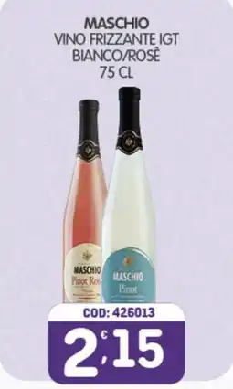 Eurocash Maschio vino frizzante IGT bianco/rosè offerta