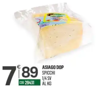 Tutto Risparmio Cash&Carry Asiago Dop Spicchi offerta