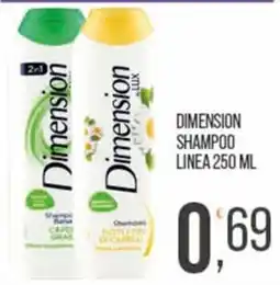 Cash pro Dimension shampoo offerta