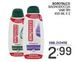 Eurocash Borotalco bagno doccia offerta