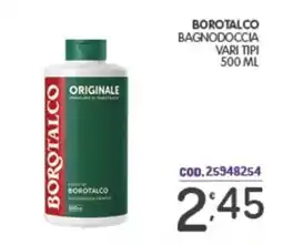 Eurocash Borotalco bagnodoccia originale offerta