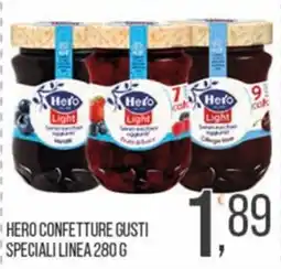 Cash pro Hero confetture gusti speciali linea offerta