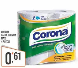 Cash pro Corona carta igienica maxi offerta
