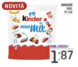 Eurocash Kinder mini Mix offerta