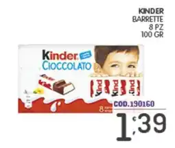 Eurocash Kinder Cioccolato offerta