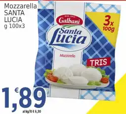 Market Ingross Mozzarella Santa Lucia offerta
