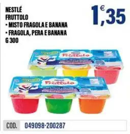 Adhoc Nestlé Fruttolo offerta