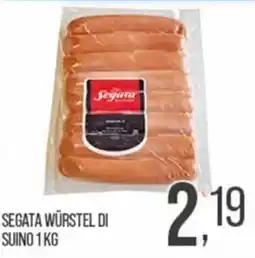 Cash pro Segata würstel di suino offerta
