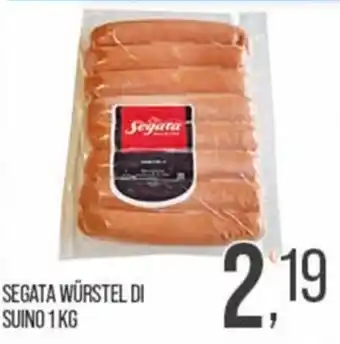 Cash pro Segata würstel di suino offerta