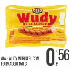 Cash pro AIA - Wudy würstel con formaggio offerta